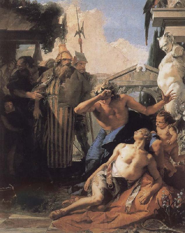 Giovanni Battista Tiepolo Lantos s death Germany oil painting art
